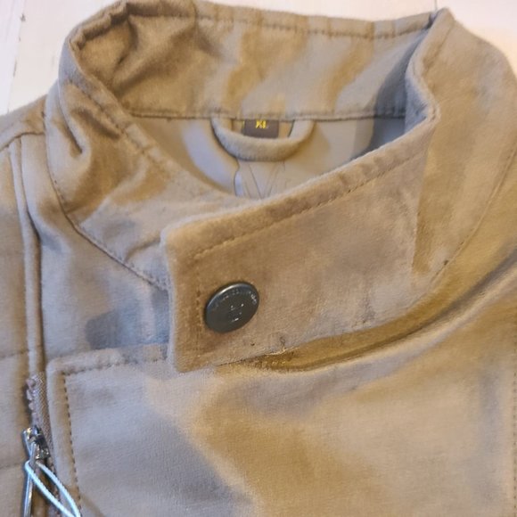 NWT Women's Tan Faux Suede Jacket in XL - Picture 5 of 8